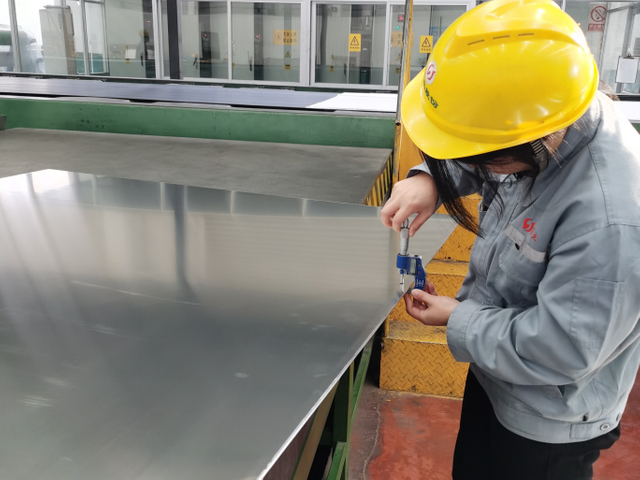 Feuille d'aluminium peinte marine pour la construction de bateaux