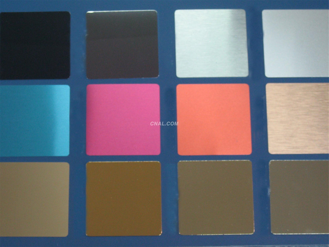 Feuille d'aluminium peinte d&eacute;corative