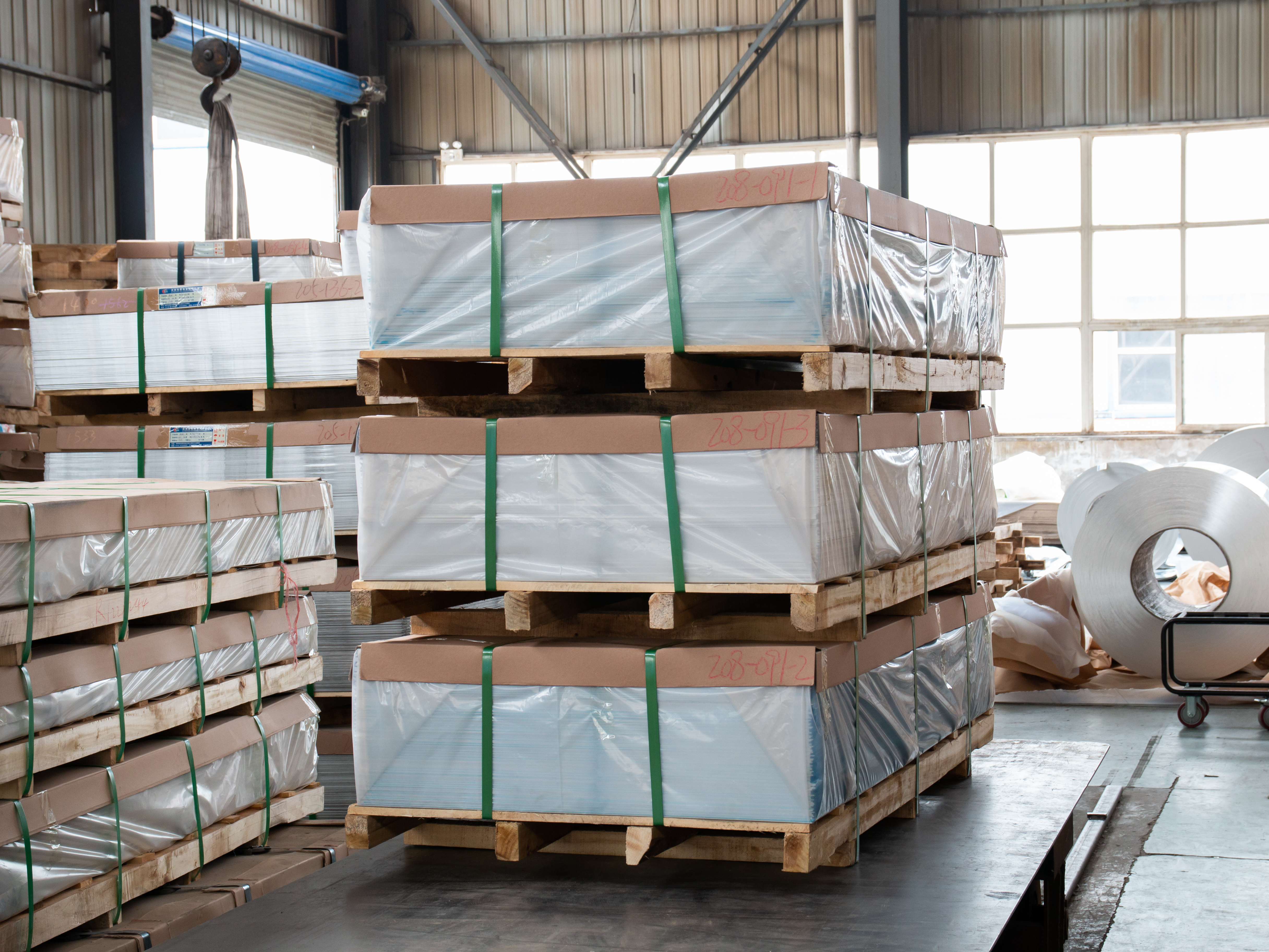 Hoja de aluminio de color personalizada