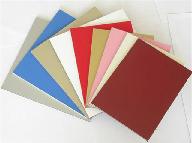 Feuille d'aluminium souple peinte
