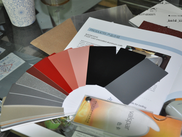 Feuille d'aluminium de couleur douce